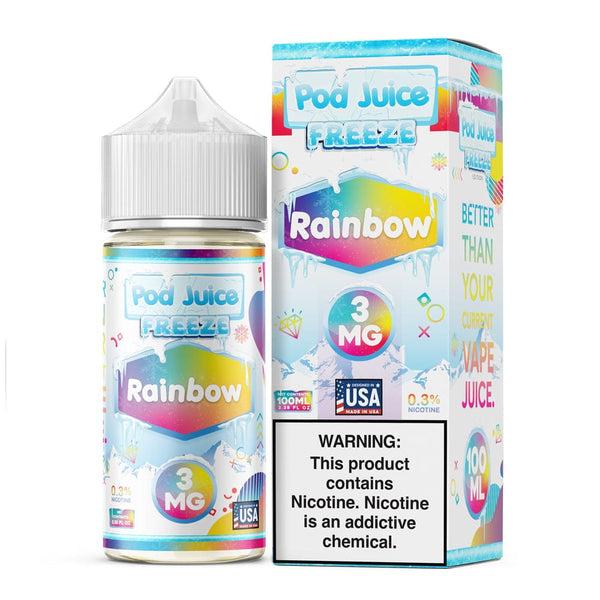 Rainbow FREEZE - Pod Juice - Vape Juice | Giant Vapes Rainbow FREEZE - Pod Juice - Vape Juice | Giant Vapes