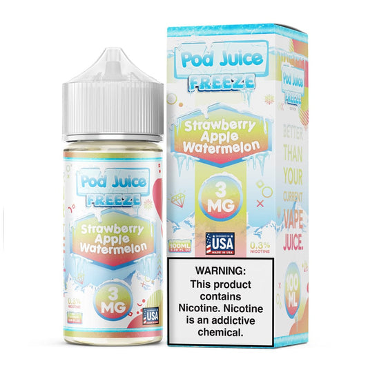 Strawberry Apple Watermelon FREEZE - Pod Juice - 100mL