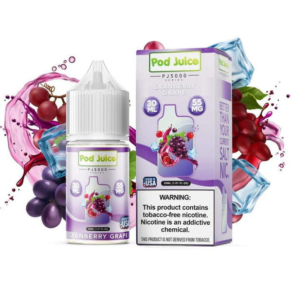 Cranberry Grape PJ5000 SALT - Pod Juice - Salt Nic