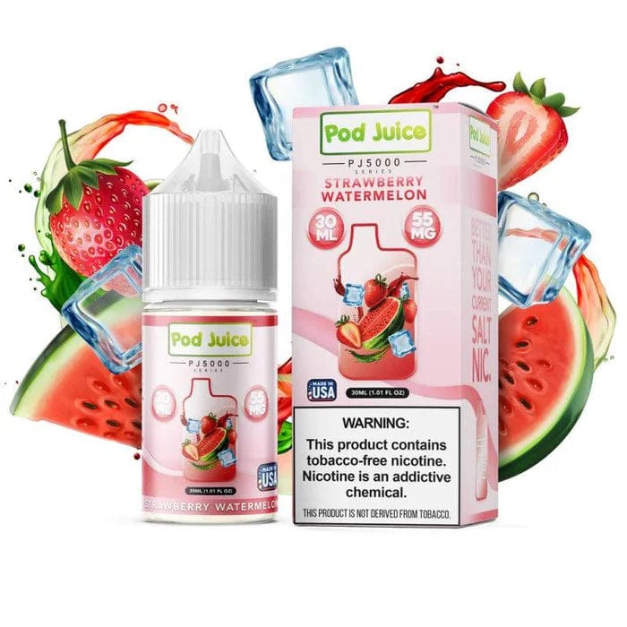 Strawberry Watermelon PJ5000 SALT - Pod Juice - 30mL