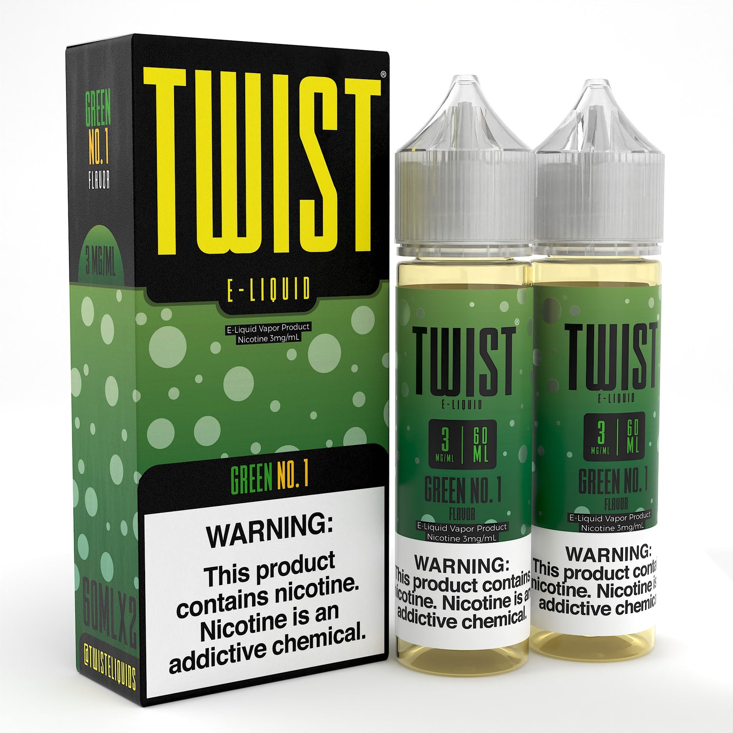 Green No. 1 - Twist E-liquids - 120ML