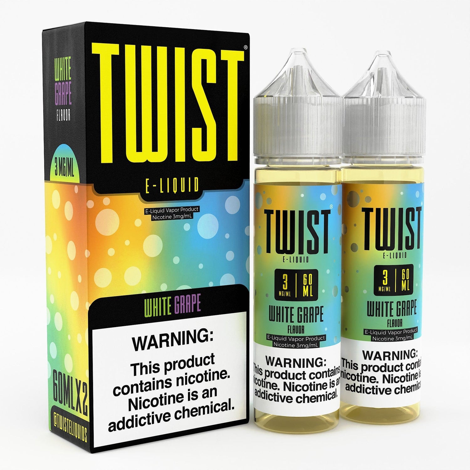 White Grape - Twist E-liquids - 120ML