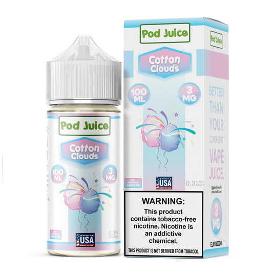 Cotton Clouds - Pod Juice - 100mL