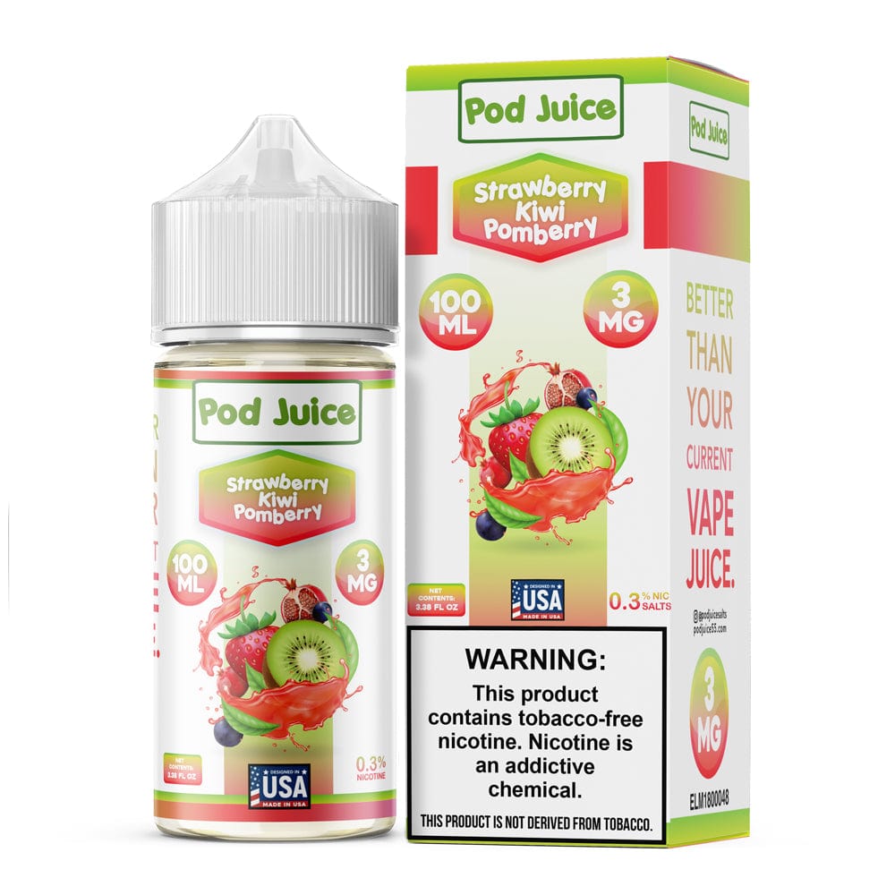 Strawberry Kiwi Pomberry - Pod Juice - 100mL