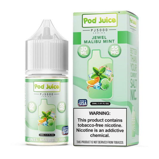 Jewel Malibu Mint PJ5000 SALT - Pod Juice - 30mL