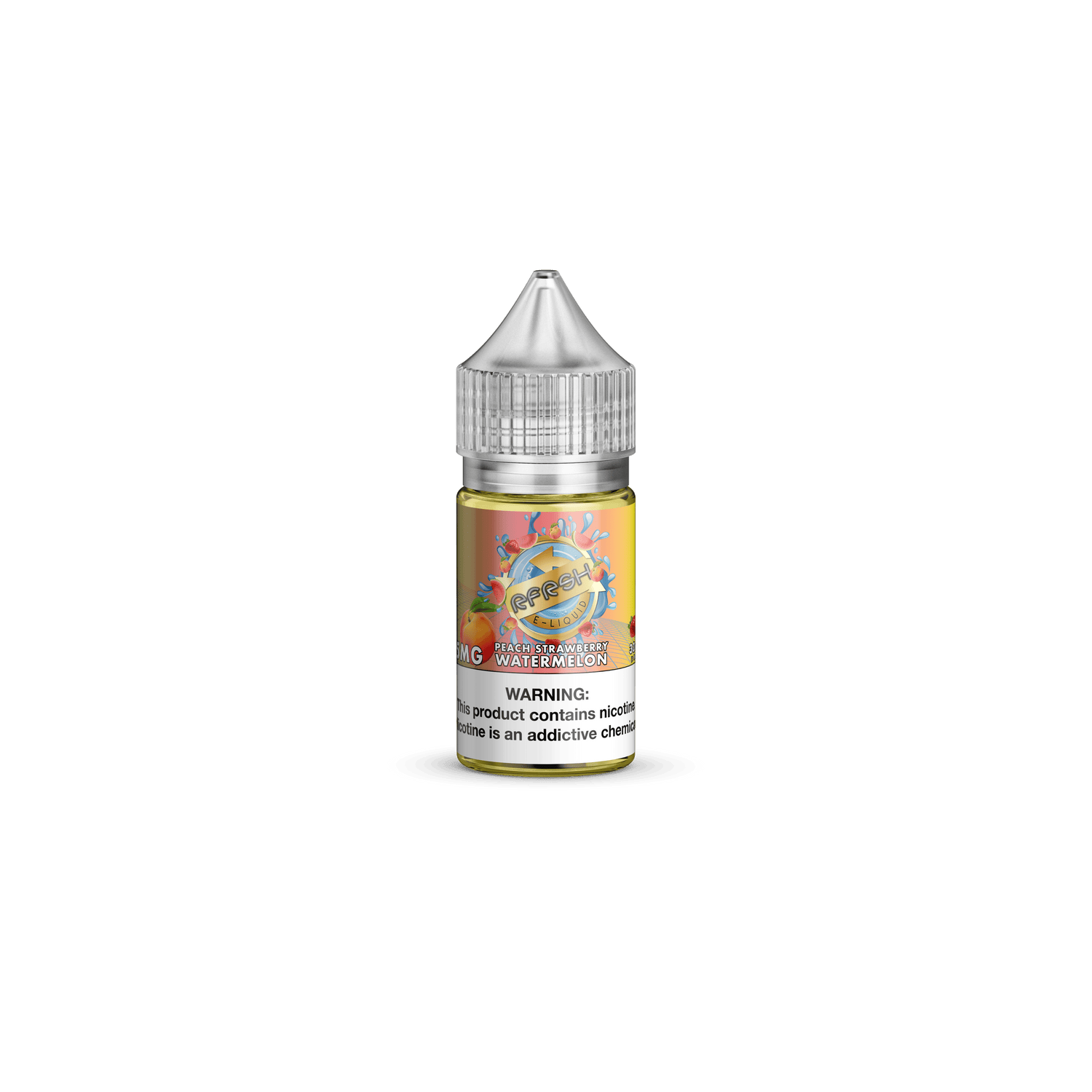 RFRSH Peach Strawberry Watermelon SALT - North Shore Vapor - 30mL