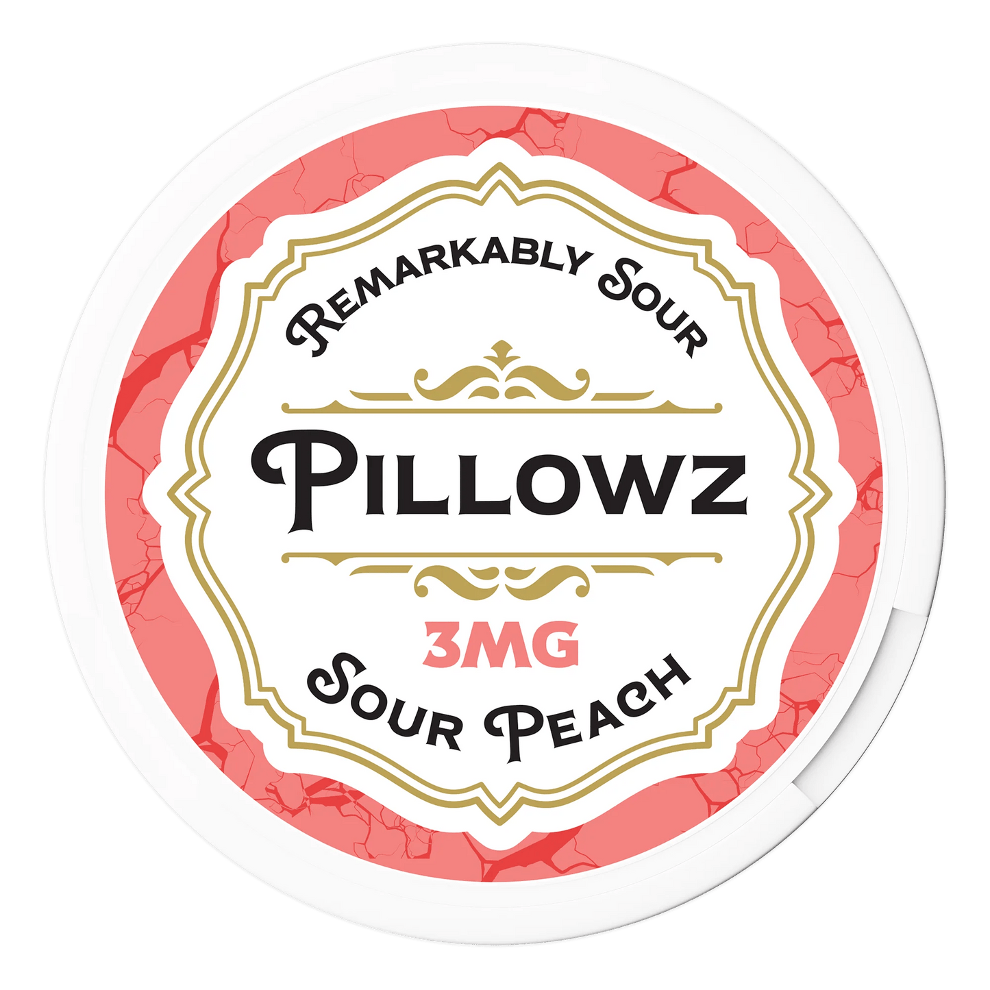 Sour Peach - Pillowz Nicotine Pouches - 20ct