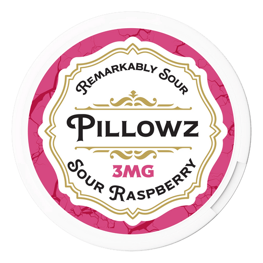 Sour Raspberry - Pillowz Nicotine Pouches - 20ct