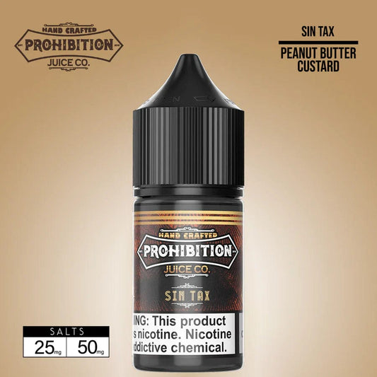 Sin Tax SALT - Prohibition Juice Co. - 30mL