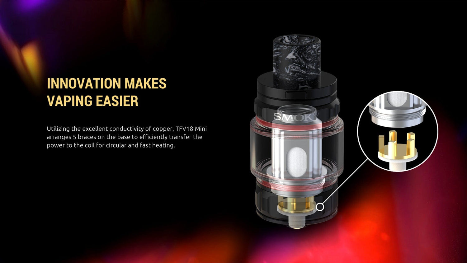 Smok V18 Tank SMOK TFV18 Sub-Ohm Tank - NZ - Fast Shipping | Premium Vape Slide Top Fill Australia Smok V18 Tank SMOK TFV18 Sub-Ohm Tank - NZ - Fast Shipping | Premium Vape Slide Top Fill Australia