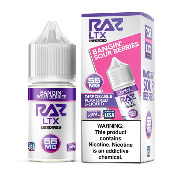 Bangin Sour Berries SALT by RAZ LTX | Sour Berry Nic Salt Vape Giant Vapes Bangin Sour Berries SALT by RAZ LTX | Sour Berry Nic Salt Vape Giant Vapes