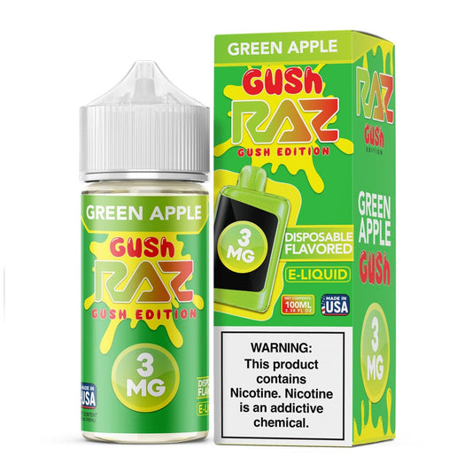 Green Apple GUSH - Pod Juice x Raz E-Liquid - 100mL