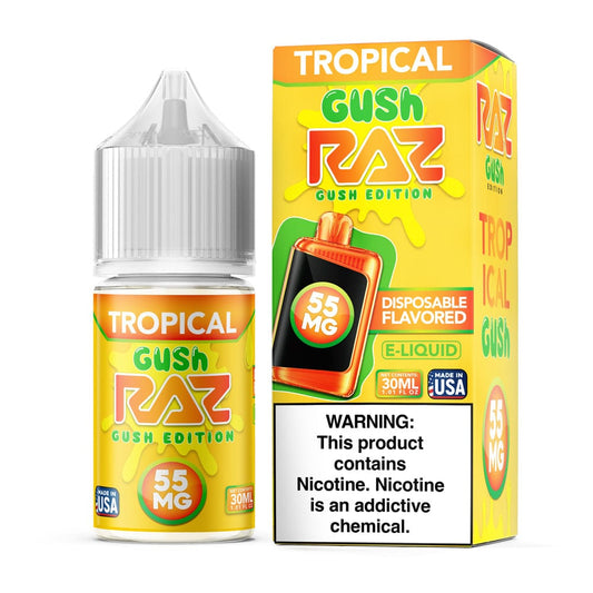 Tropical GUSH SALT - Pod Juice x Raz E-Liquid - 30mL
