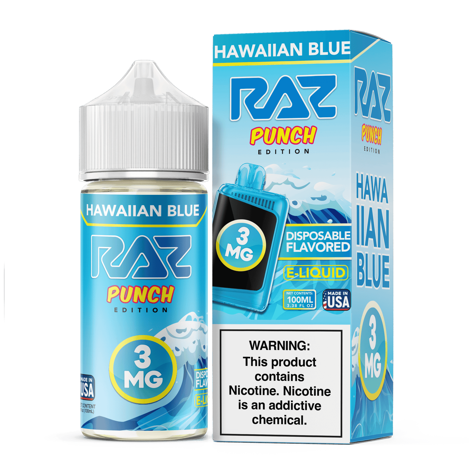 Hawaiian Blue - Pod Juice x RAZ LTX - 100mL