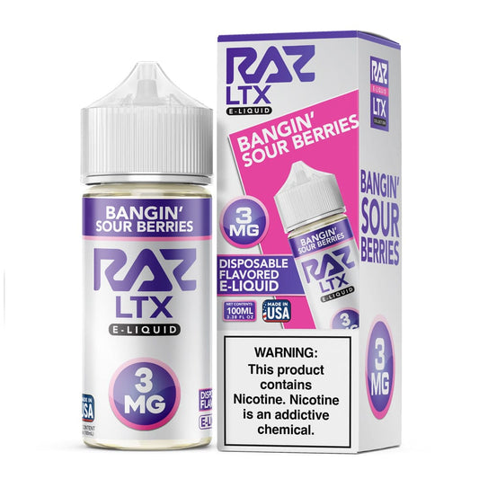 Bangin Sour Berries - Pod Juice x RAZ LTX - 100mL