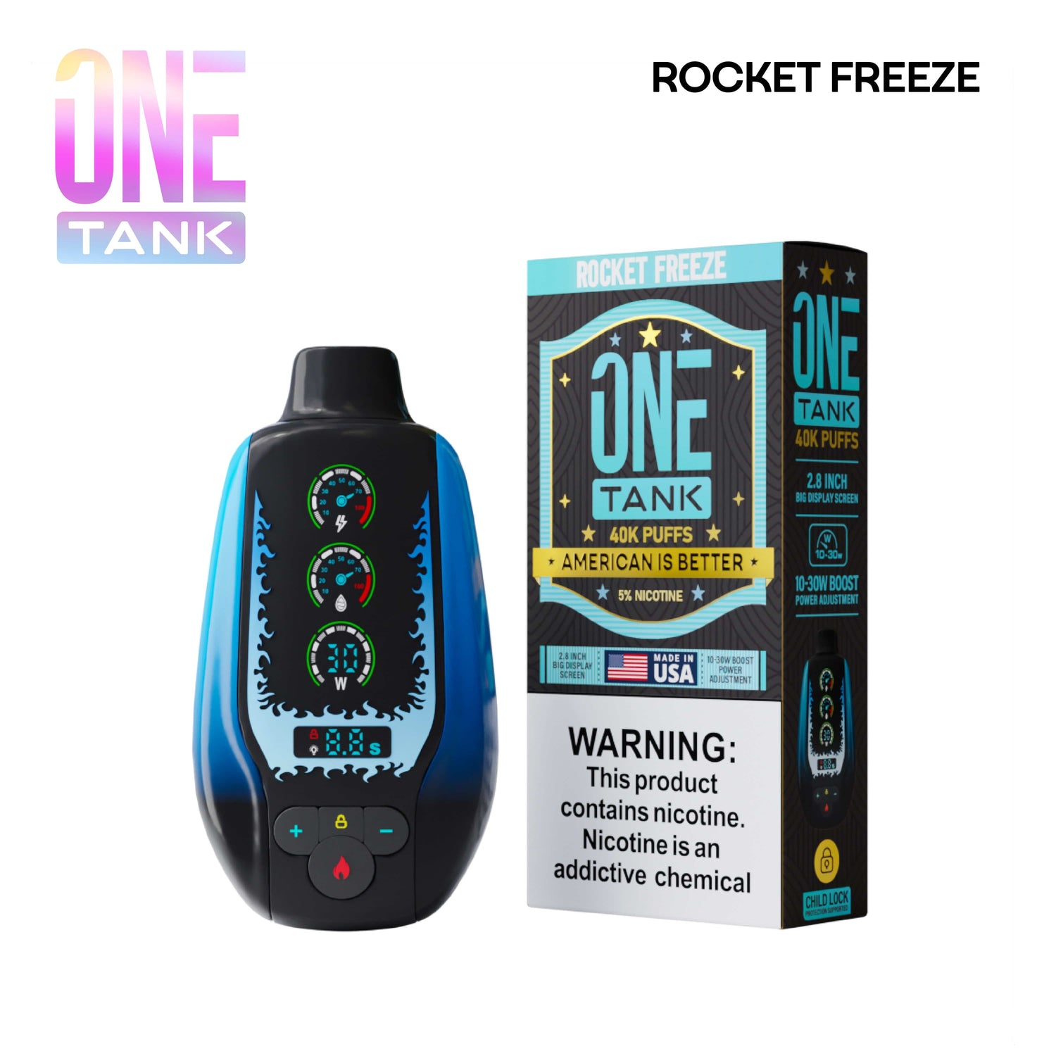 One Tank 40K Disposable Vape | Made in USA | 40,000 Puffs Giant Vapes One Tank 40K Disposable Vape | Made in USA | 40,000 Puffs Giant Vapes