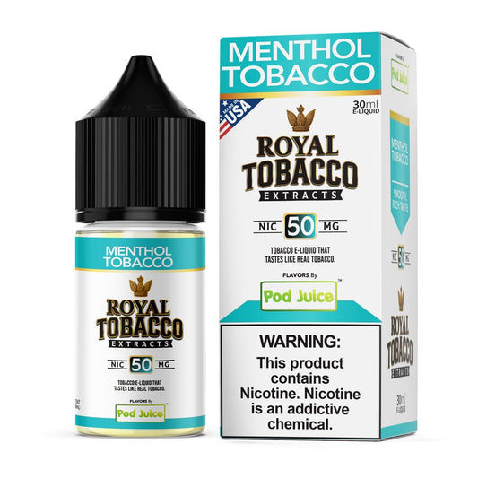 Menthol Tobacco SALT - Pod Juice x Royal Tobacco Extracts - 30mL