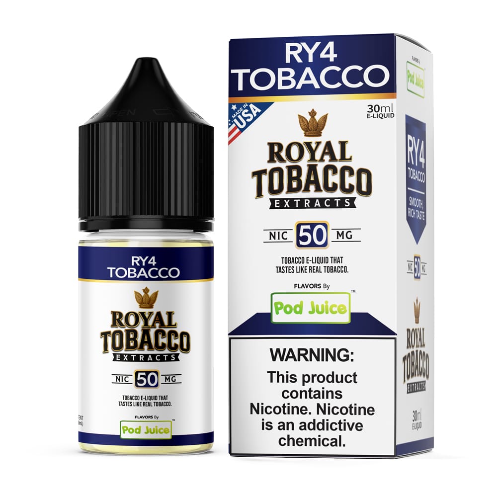 RY4 Tobacco SALT - Pod Juice x Royal Tobacco Extracts - 30mL