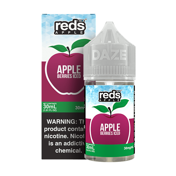 Apple Berries ICED SALT - Red's Apple E-Juice by 7 Daze - 30mL