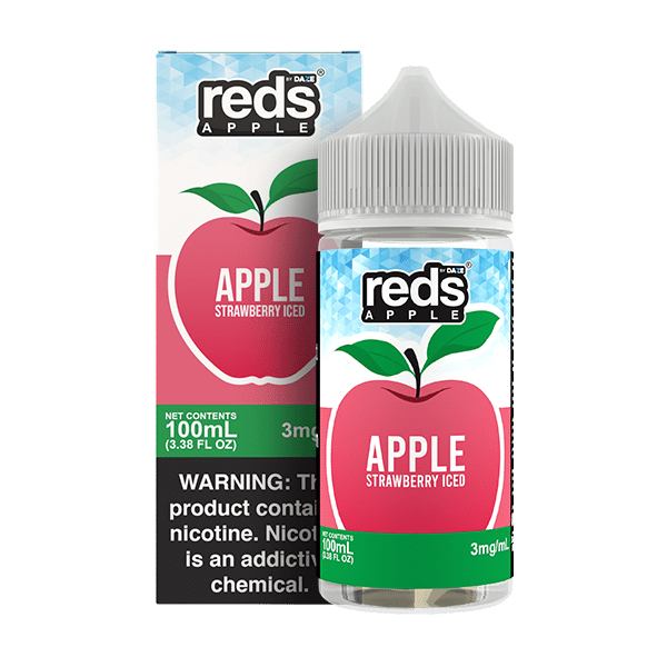 Apple Strawberry ICED - Red's Apple E-Juice by 7 Daze - 100mL