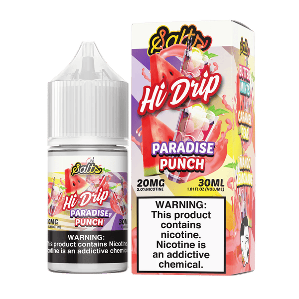 Oxva Vape Liquid Hi Drip Paradise Punch Nic Salt E-Liquid By Oxva Ox  Passion F: