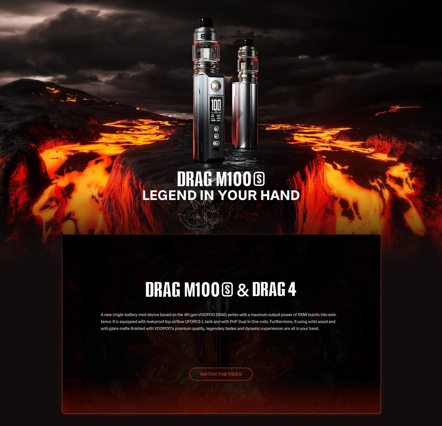 Voopoo Drag M100S - VOOPOO - Pod Kit - Giant Vapes Voopoo Drag M100S - VOOPOO - Pod Kit - Giant Vapes