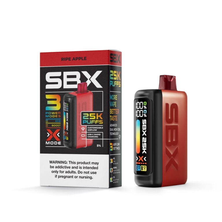 SBX 25K Disposable | Metatine Vape, 25K Puffs, 3 Modes Giant Vapes SBX 25K Disposable | Metatine Vape, 25K Puffs, 3 Modes Giant Vapes