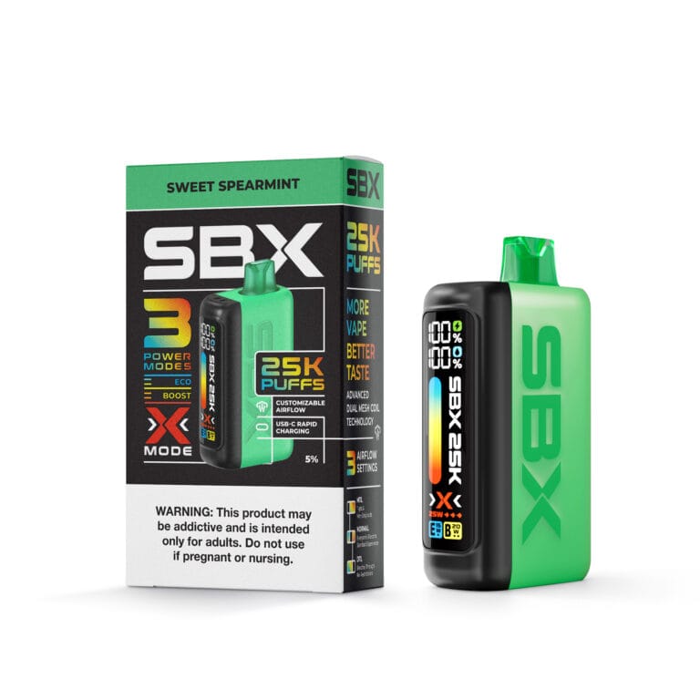 SBX 25K Disposable | Metatine Vape, 25K Puffs, 3 Modes Giant Vapes SBX 25K Disposable | Metatine Vape, 25K Puffs, 3 Modes Giant Vapes