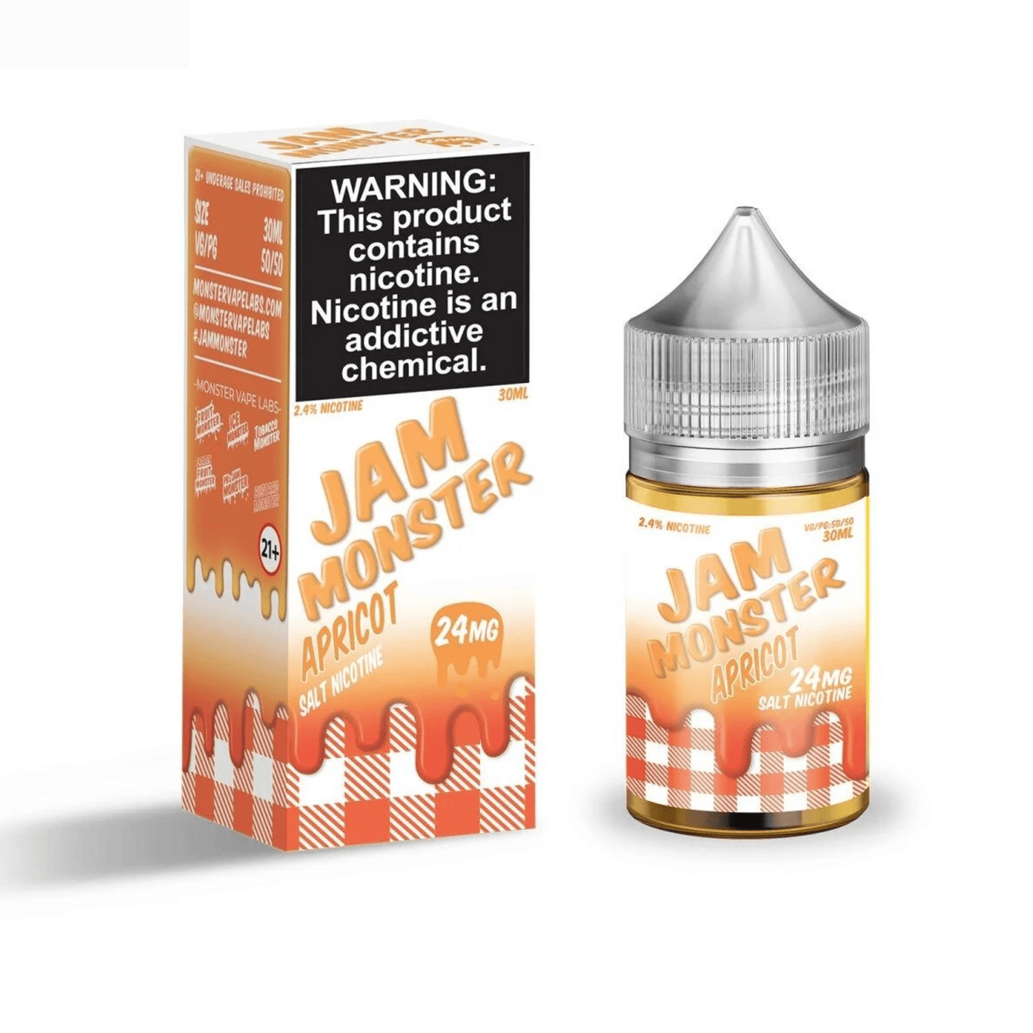 Apricot SALT - Jam Monster - 30mL