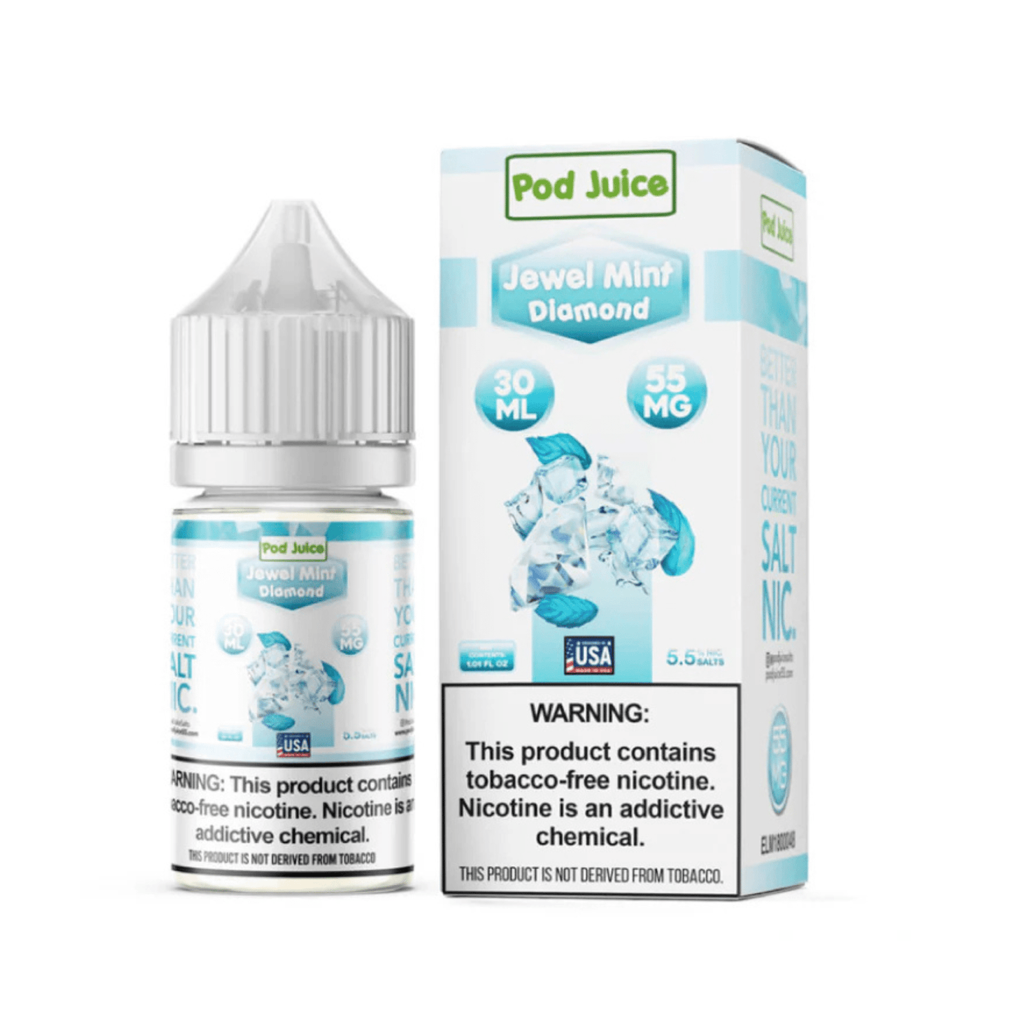 Jewel Mint Diamond SALT - Pod Juice - 30mL