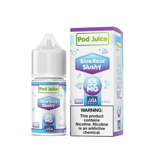 Blue Razz Slushy SALT - Pod Juice - 30mL