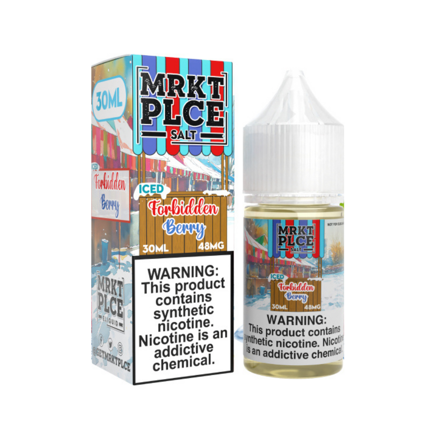 ICED Forbidden Berry SALT - MRKT PLCE - 30mL