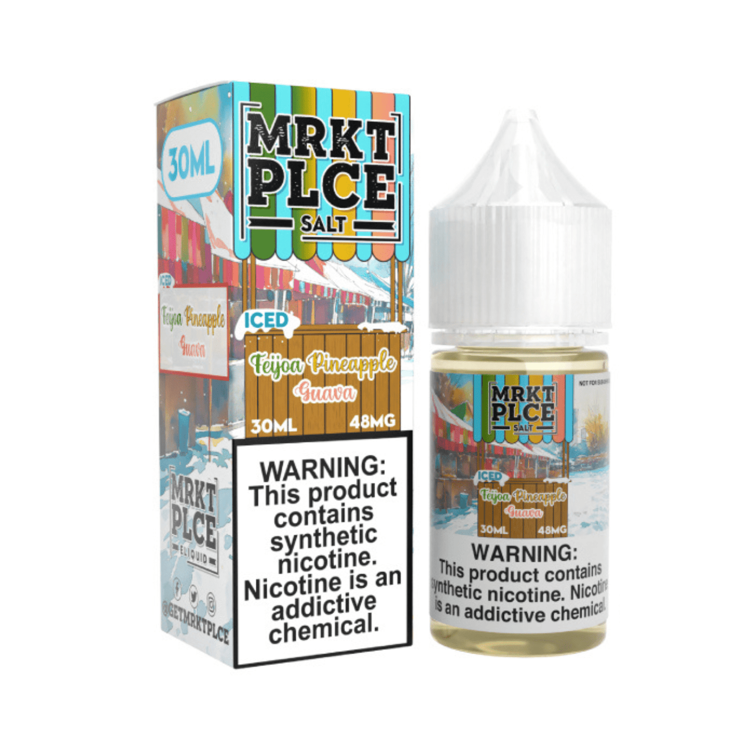 ICED Feijoa Pineapple Guava SALT - MRKT PLCE - 30mL