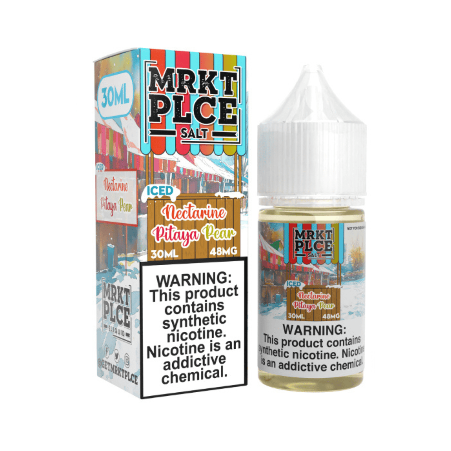 ICED Nectarine Pitaya Pear SALT - MRKT PLCE - 30mL