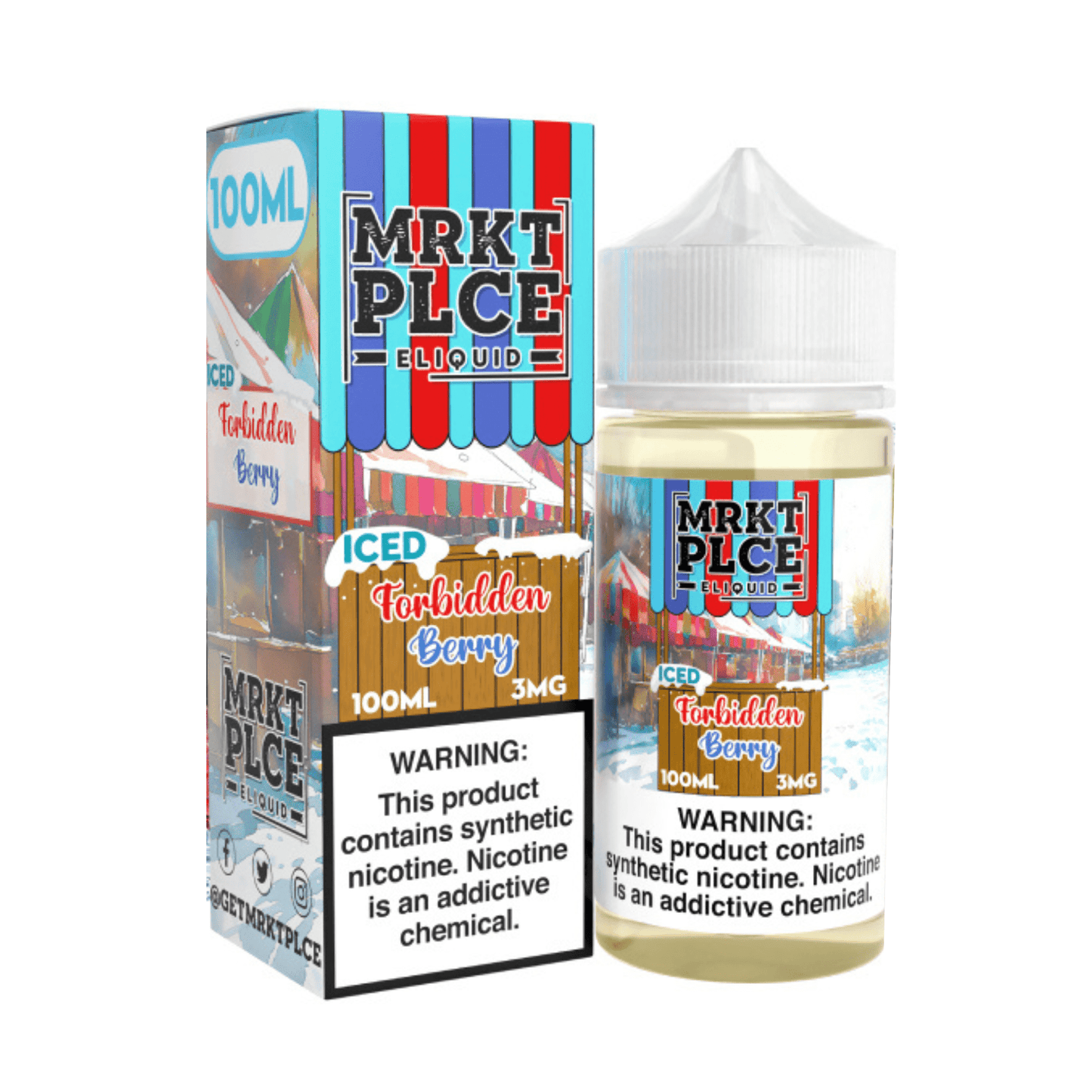 ICED Forbidden Berry - MRKT PLCE - 100mL