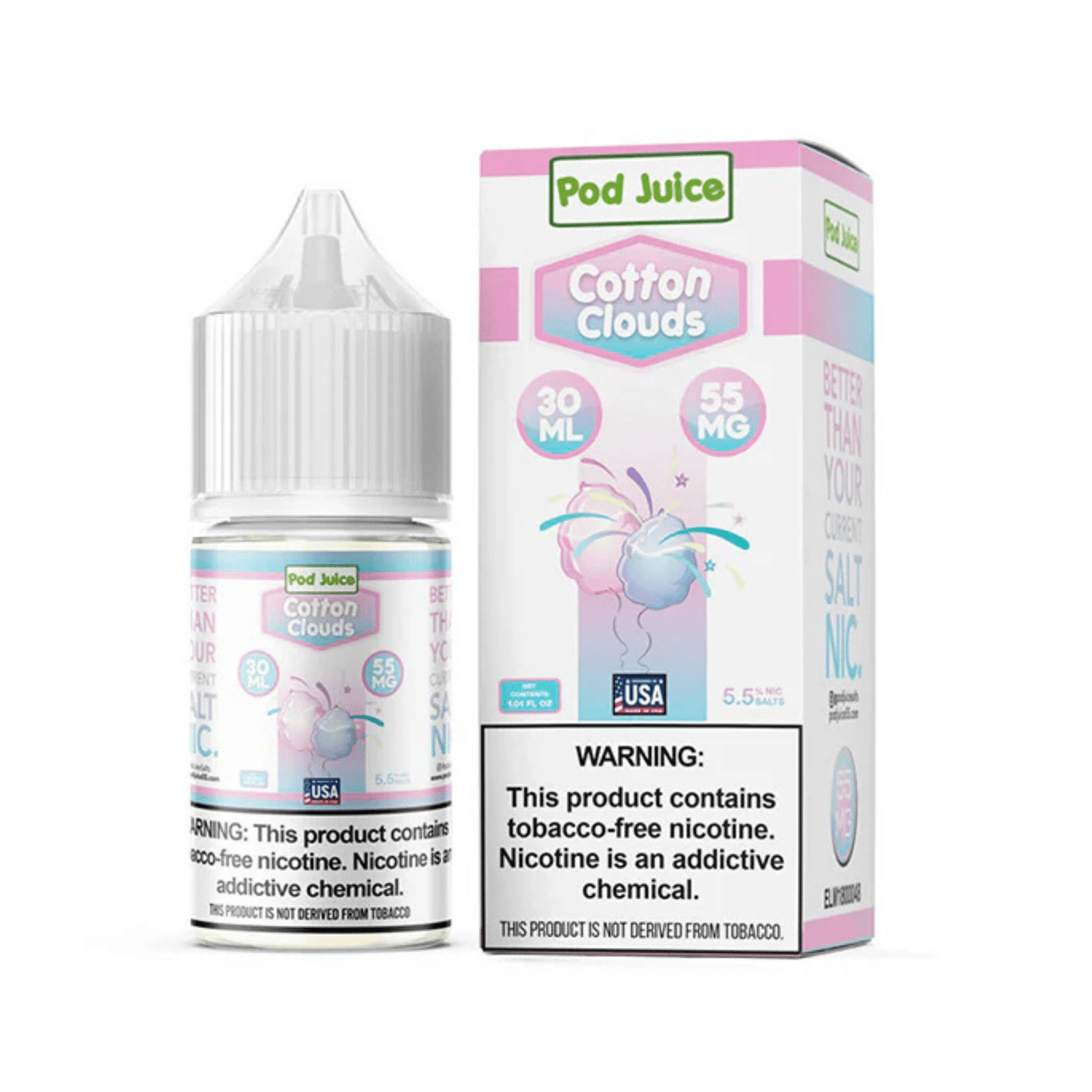 Cotton Clouds SALT - Pod Juice - 30mL