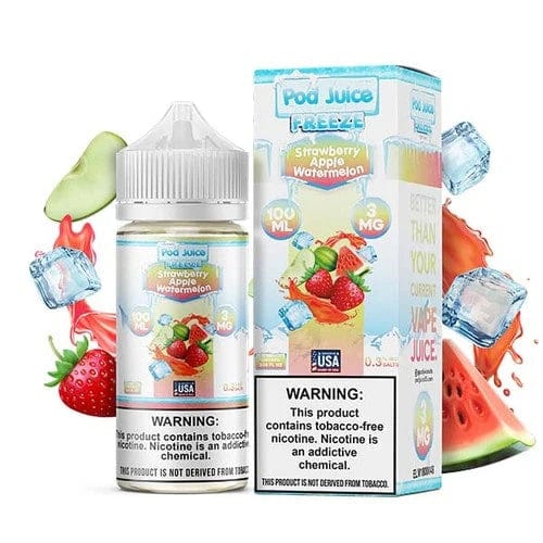 Strawberry Apple Watermelon FREEZE - Pod Juice - 100mL