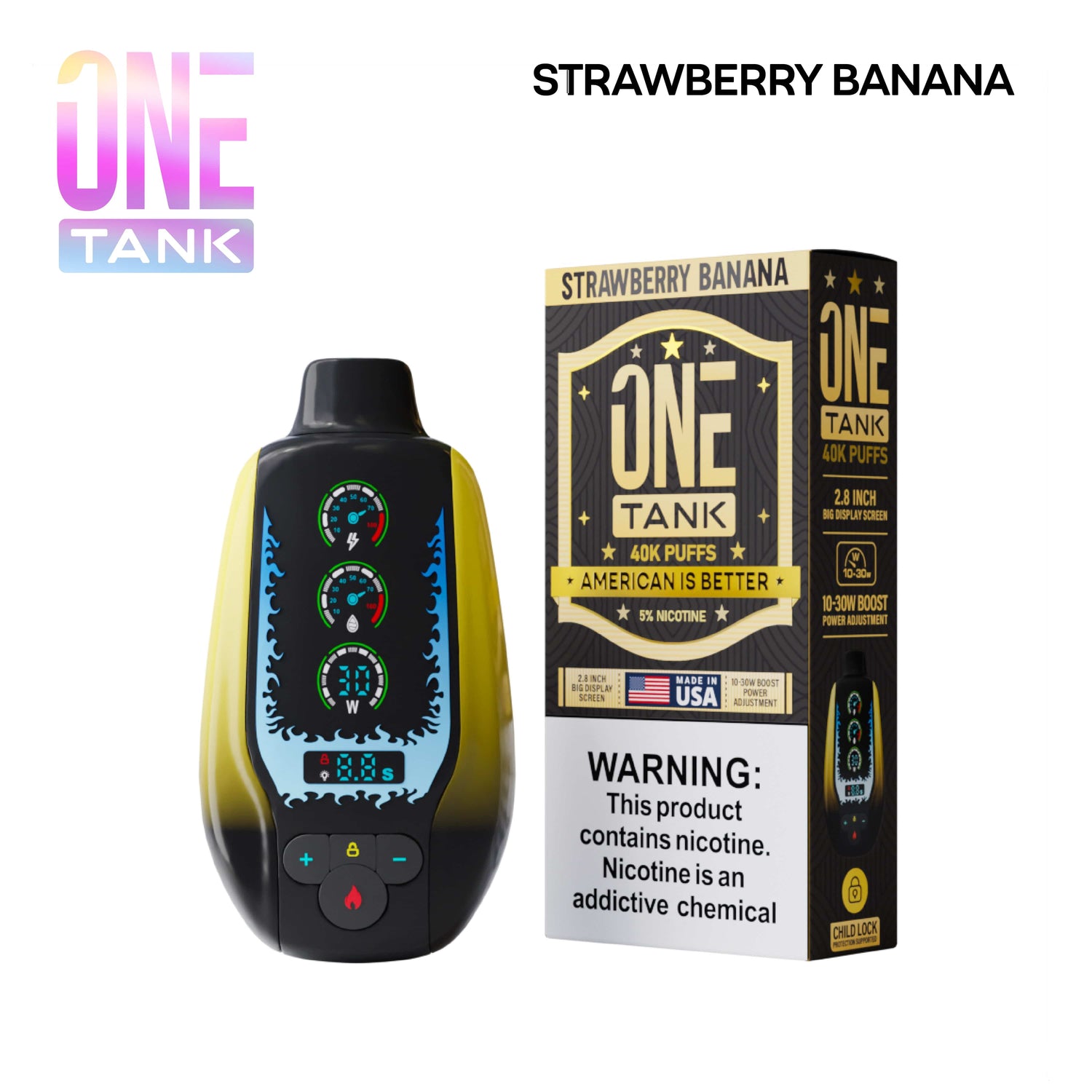 One Tank 40K Disposable Vape | Made in USA | 40,000 Puffs Giant Vapes One Tank 40K Disposable Vape | Made in USA | 40,000 Puffs Giant Vapes