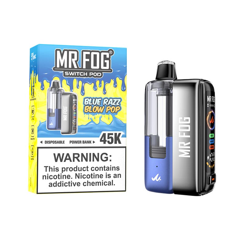 Mr. Fog Switch 45K Disposable Kit 45,000 Puffs Giant Vapes Mr. Fog Switch 45K Disposable Kit 45,000 Puffs Giant Vapes