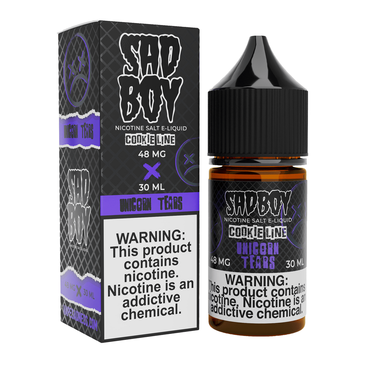 30ml vape juice bottle Unicorn Tears SALT - Sadboy - Salt Nicotine