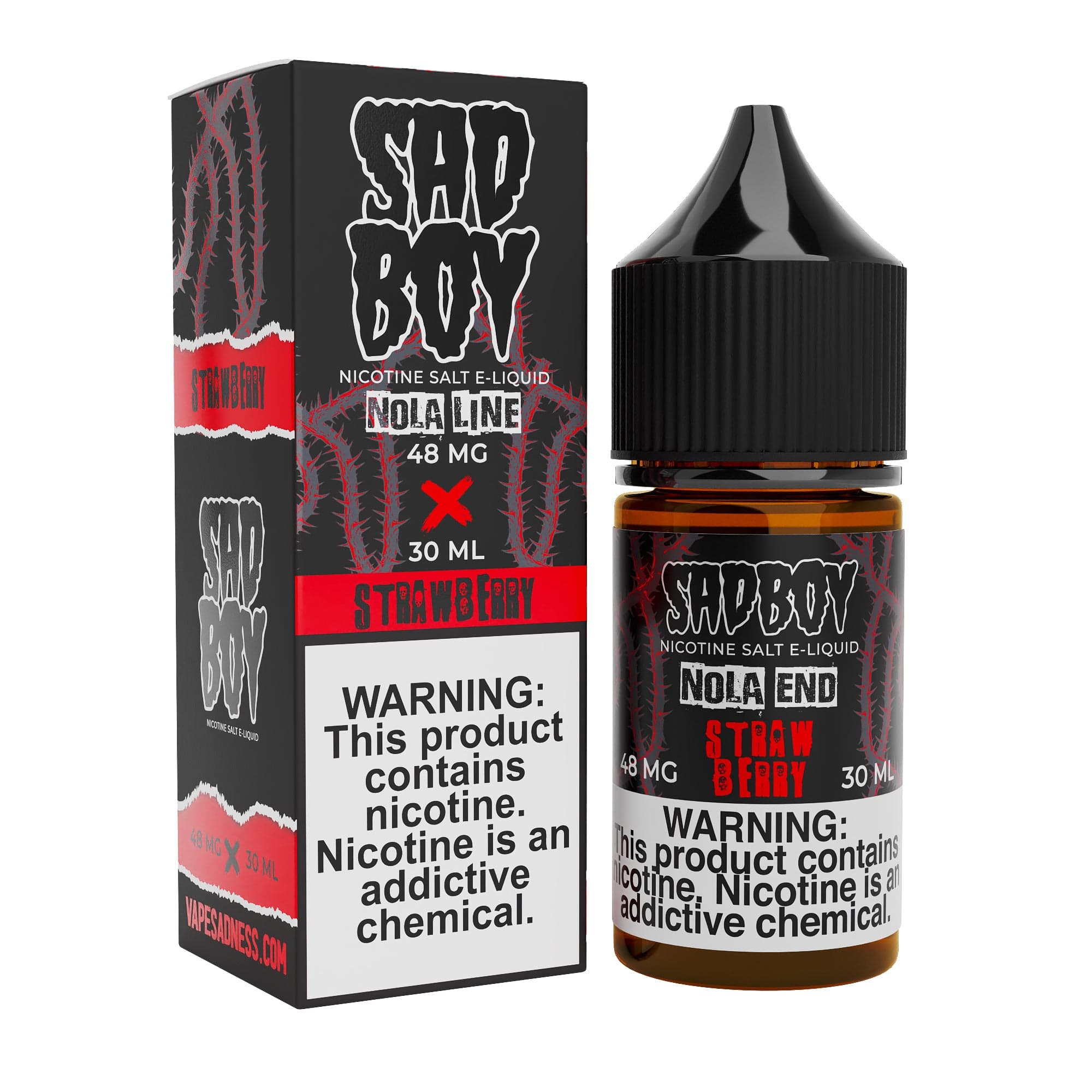 F: Fruity. F: Nicotine Salt Straw Nola SALT - Sadboy - 30mL - E-Liquids,  Vapes & Pod Kits | Disposable Vapes & Nicotine Salts E Liquid