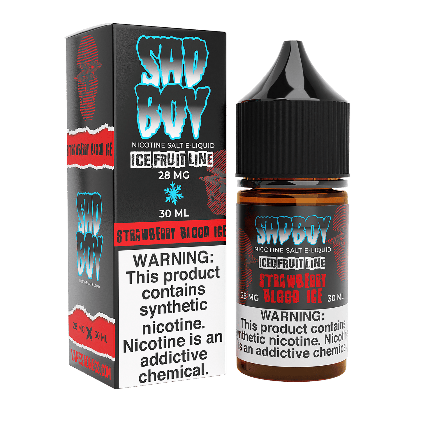 Strawberry Blood ICE SALT - Sadboy - 30mL