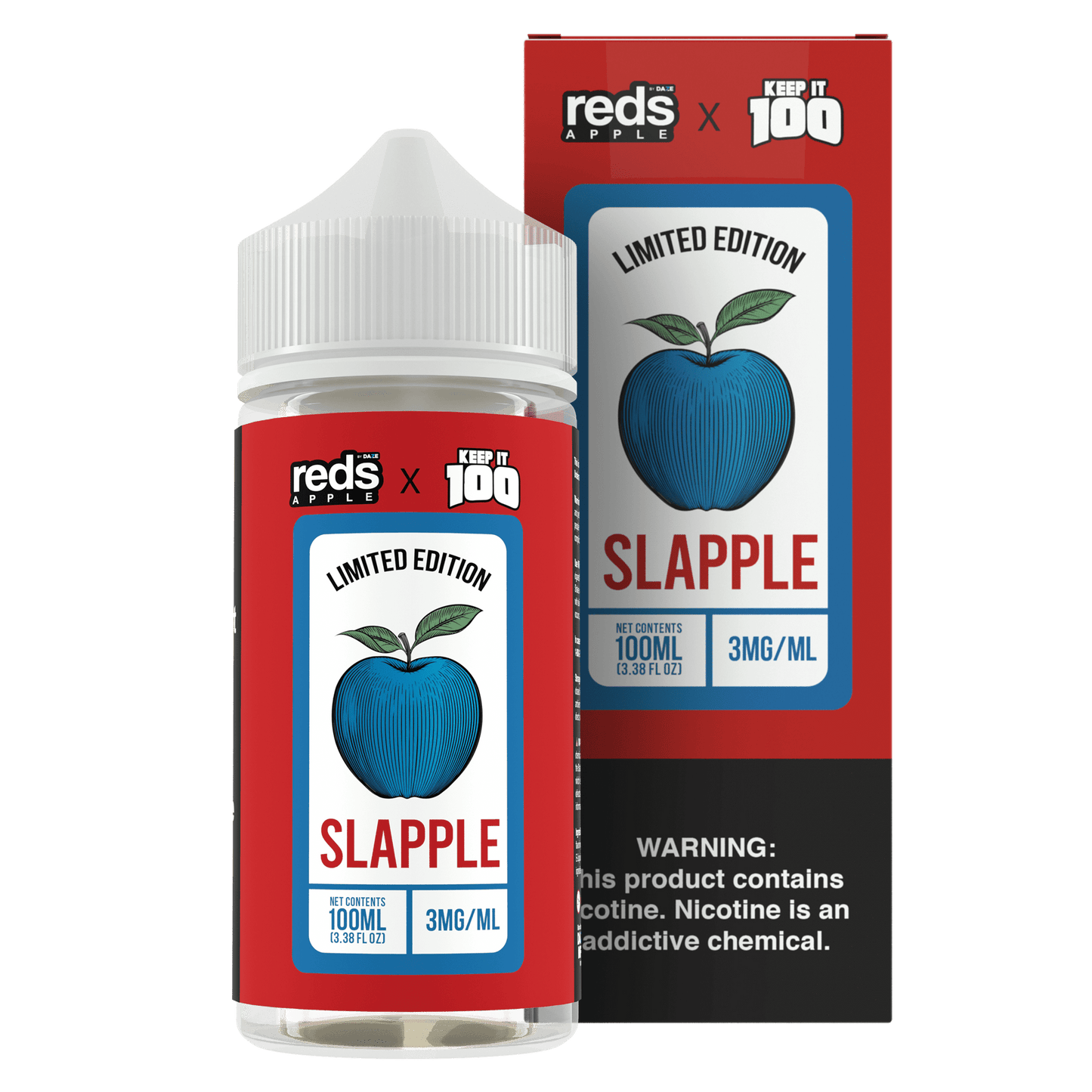 Slapple - Red's Apple E-Juice x Keep It 100 - 100mL