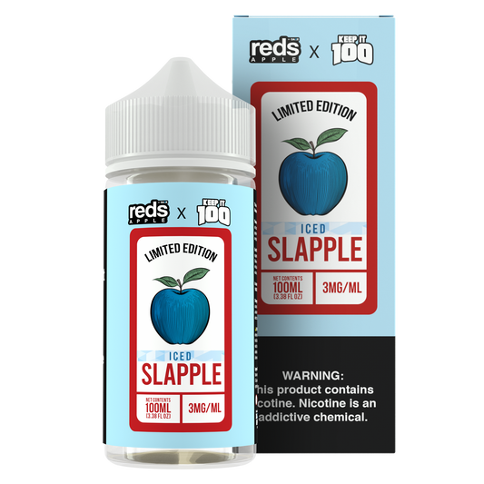 Slapple ICED - Red's Apple E-Juice x Keep It 100 - 100mL