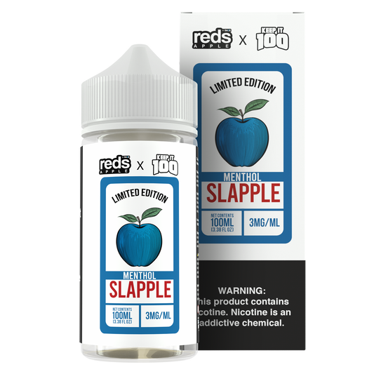 Slapple Menthol - Red's Apple E-Juice x Keep It 100 - 100mL