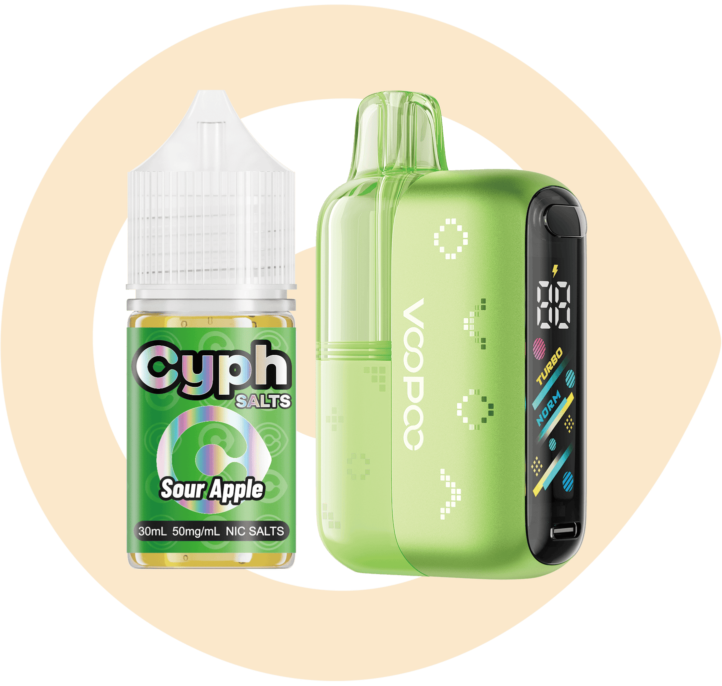 VOOPOO NAVI 80K Kit X Cyph Salts Bundle