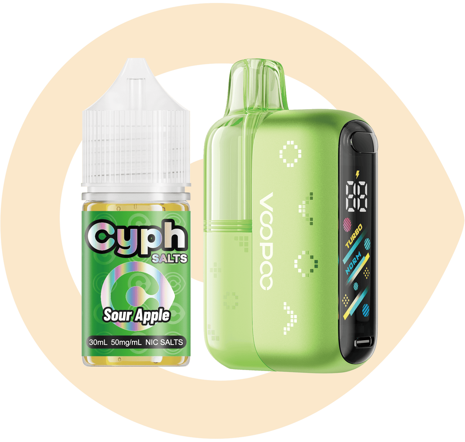 VOOPOO NAVI 80K Kit X Cyph Salts Bundle