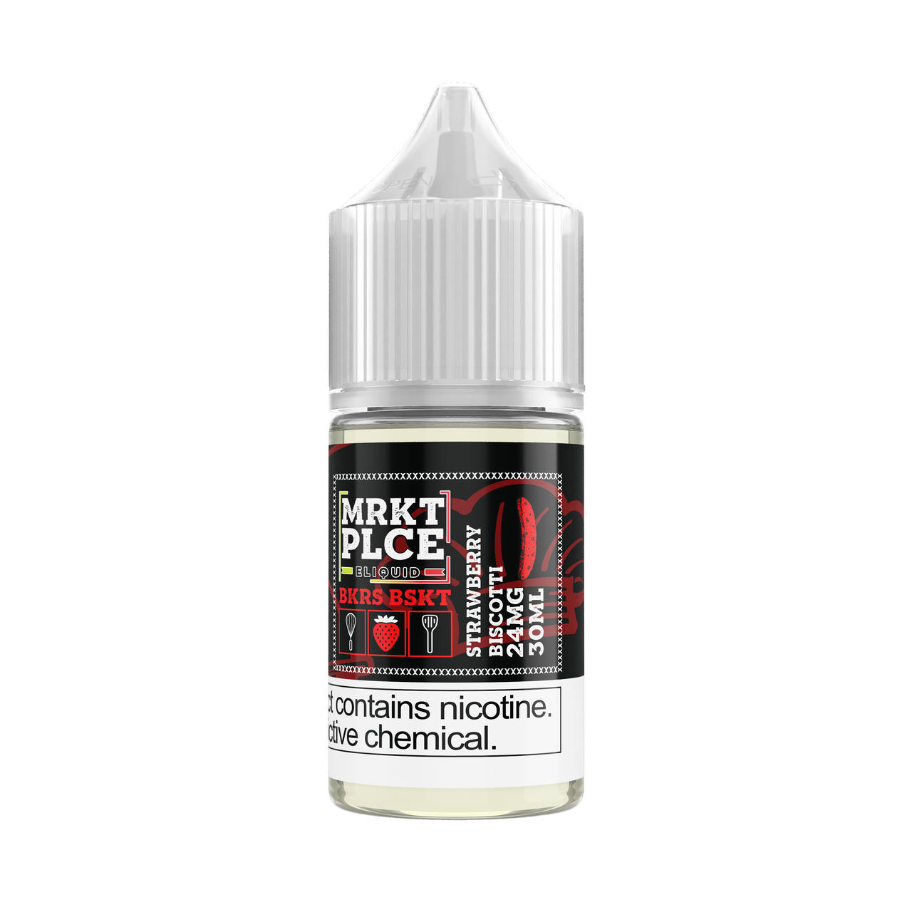 Strawberry Biscotti SALT - MRKT PLCE - 30mL