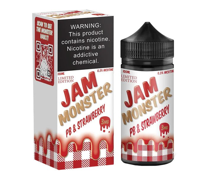 Strawberry - PB and Jam Monster - 100mL