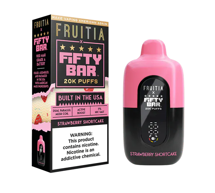 Fruitia x Fifty Bar 20K Disposable